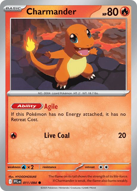 ポケカ ヒトカゲ Charmander 英語版 海外版 011/094 - メルカリ