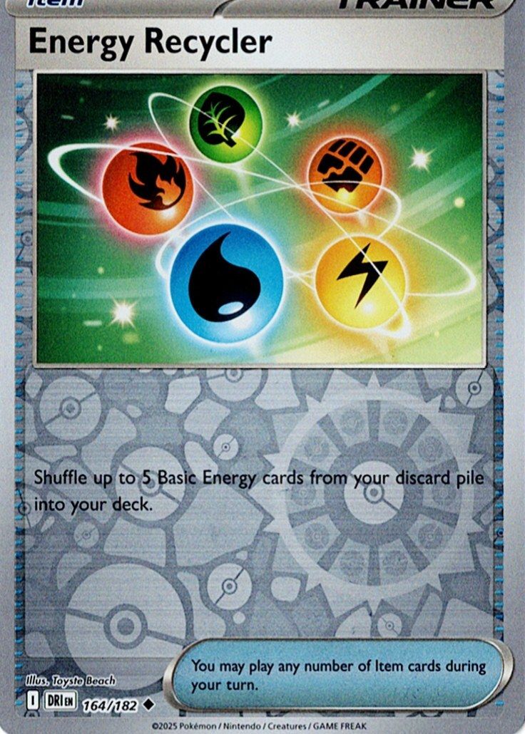 ポケカ エネルギーリサイクル Energy Recycler 【リバホロ】 英語版