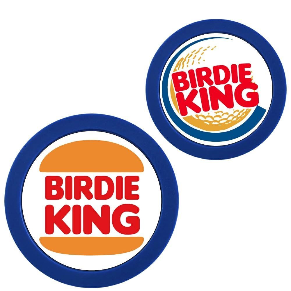 HOKUSHIN TRADING (HOKUSHIN TRADING) golf ball marker BIRDIEKING chip marker MK0495