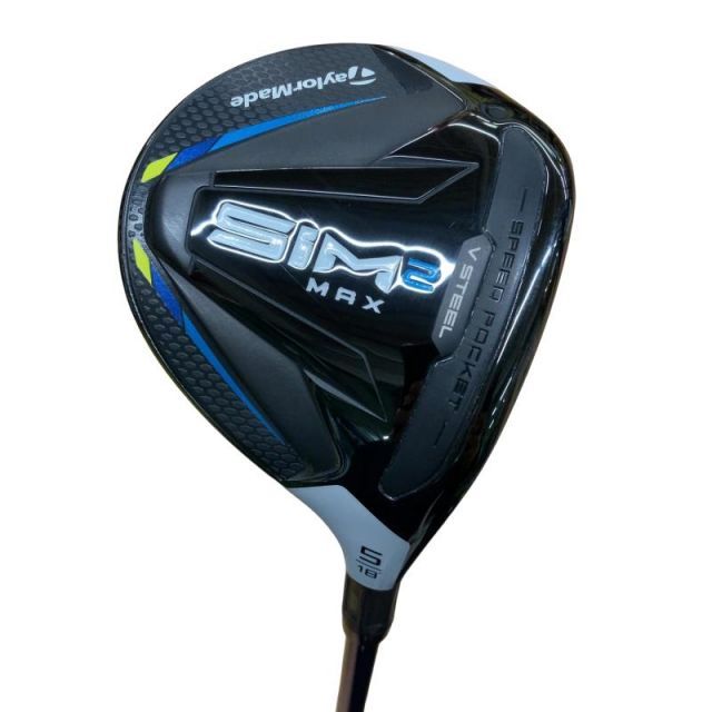 【中古】 テーラーメイド SIM2 MAX 5W フェアウェイウッド FW TENSEI BLUE TM50(SIM2 FW) (フレックスS) メンズ 男性用 右利き 右用 Bランク ゴルフクラブ
