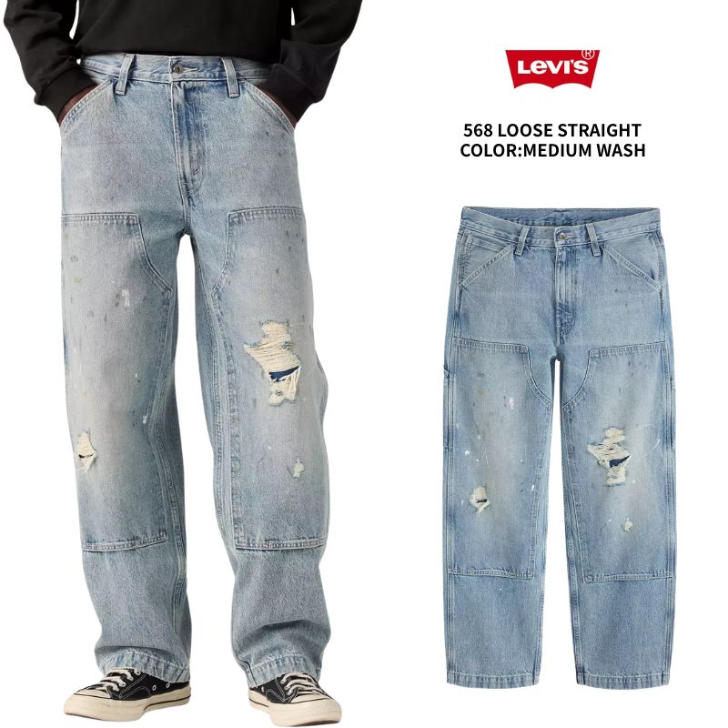 リーバイス Levi’s 568 ルーズストレート メンズ デニムパンツA7367-0020 ミディアムウォッシュ