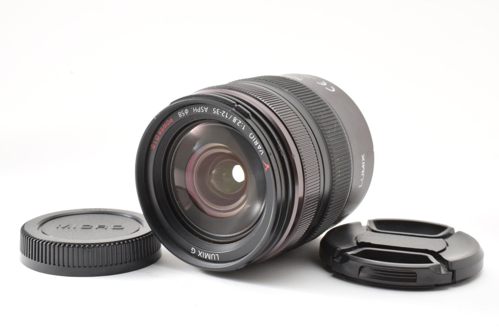 [良品] Panasonic Lumix G X Vario 12-35mm f2.8 ASPH POWER O.I.S. H-HS12035 ルミックス レンズ #3012284A