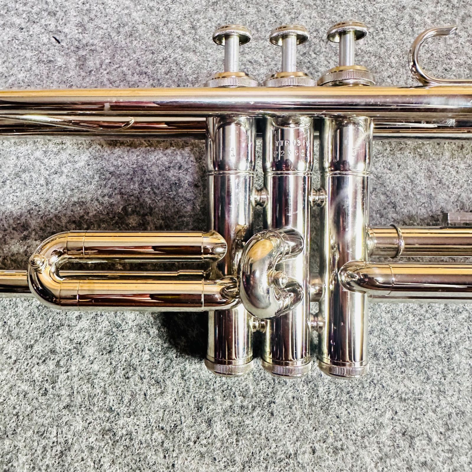 YAMAHA ヤマハ トランペット YTR-1310 管楽器 シルバー　ケース YAMAHA ヤマハ YTR-1310S シルバー トランペットケース マウスピース