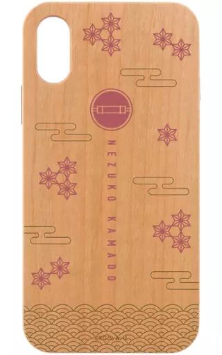 [Used] Cell Phone Jacket/Cover Kamado Nezuko Wood iPhone Case (Target Model/iPhone X/XS) “Demon Slayer”