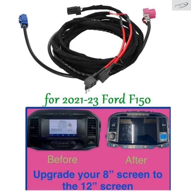 2021-23 d F150 ラジオ情報スクリーン ハーネス アダプター 8 インチから 12 インチ ML3Z-14D202-B