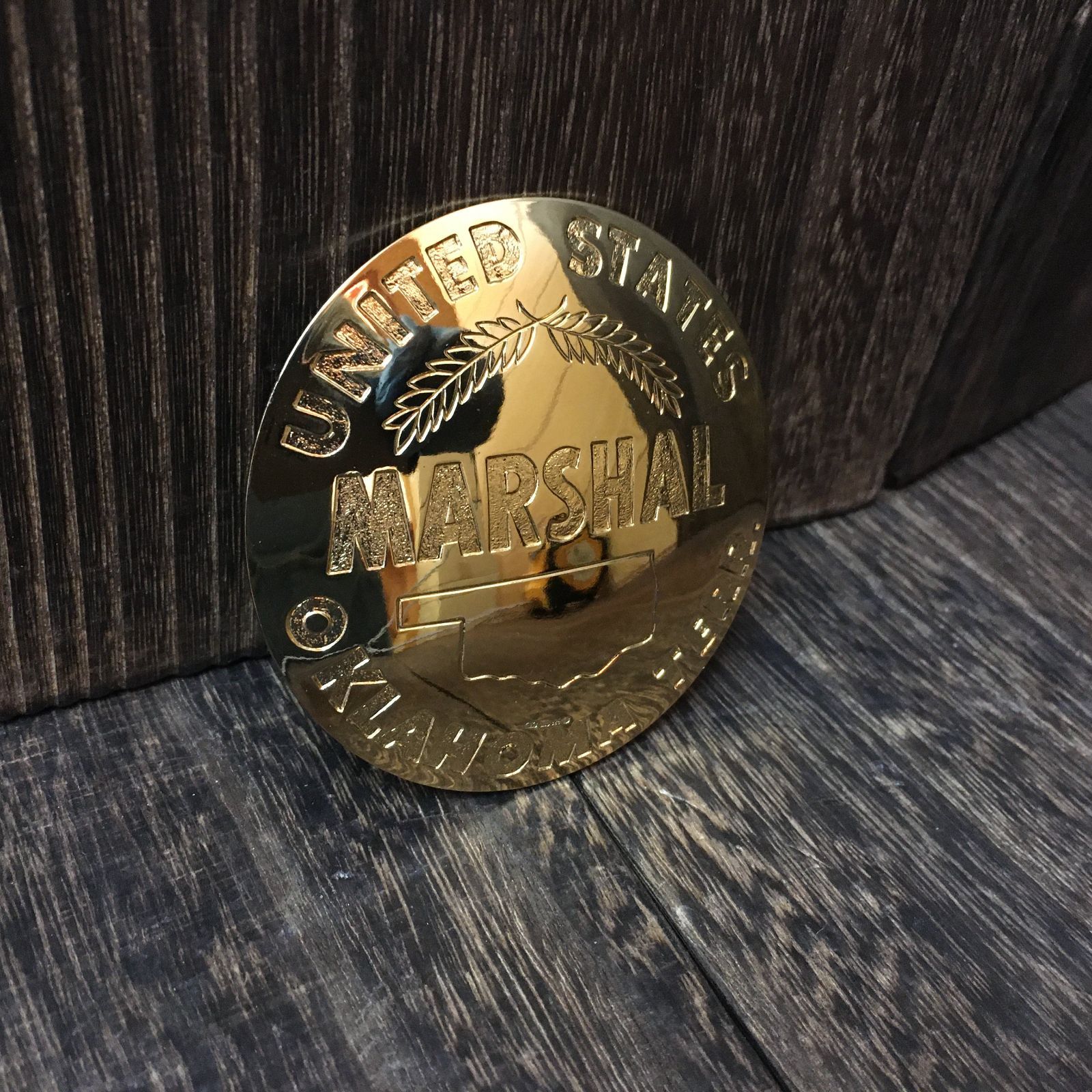 United States Marshal オクラホマ州 アメリカン雑貨 シルバー