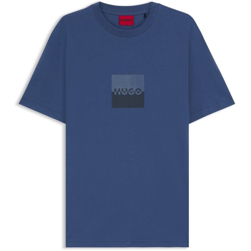 フューゴ メンズ トップス Tシャツ Hugo Dusplit 10266462 01 Blue 427 ブルー 11,866円