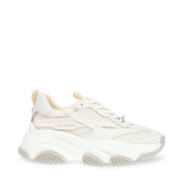 スティーブ マデン レディース シューズ スニーカー Steve Madden Possession E Trainers Womens Wht BeigeGrey グレー 33,020円