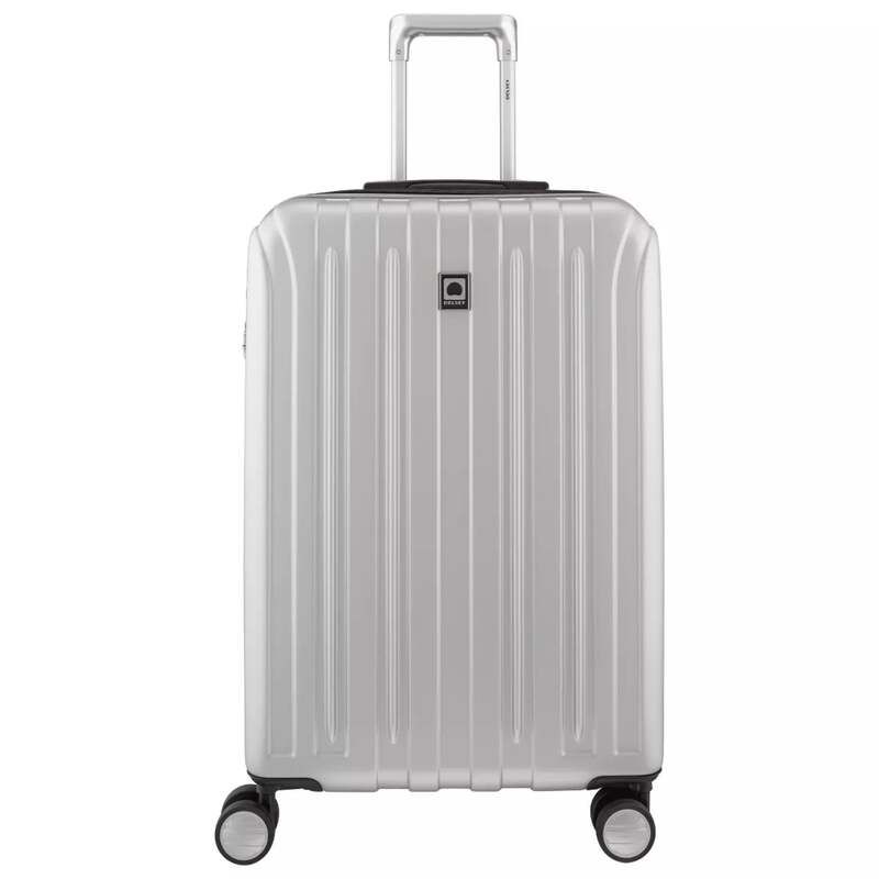 デルシー メンズ バッグ スーツケース Delsey Titanium Medium Expandable Spinner Silver シルバー
