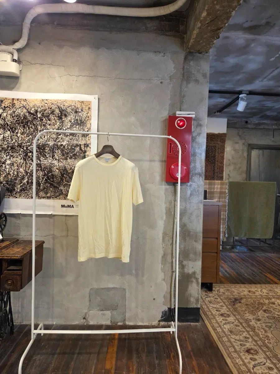 サンズペル クルーネック 半袖Tシャツ メンズ100