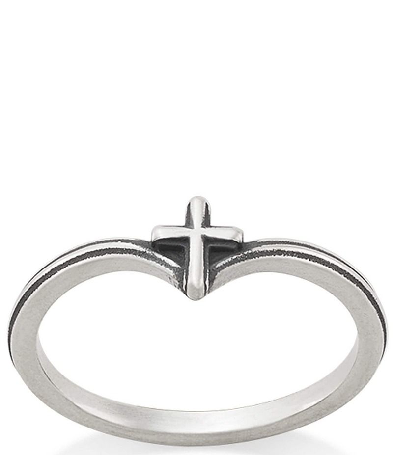 ジェームズ エイヴリー レディース アクセサリー 指輪 James Avery Chevron Cross Band Ring Sterling Silver シルバー 13,285円