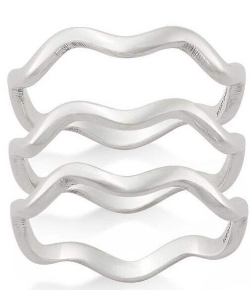 ジェームズ エイヴリー レディース アクセサリー 指輪 James Avery Squiggle Ring Set Sterling Silver シルバー