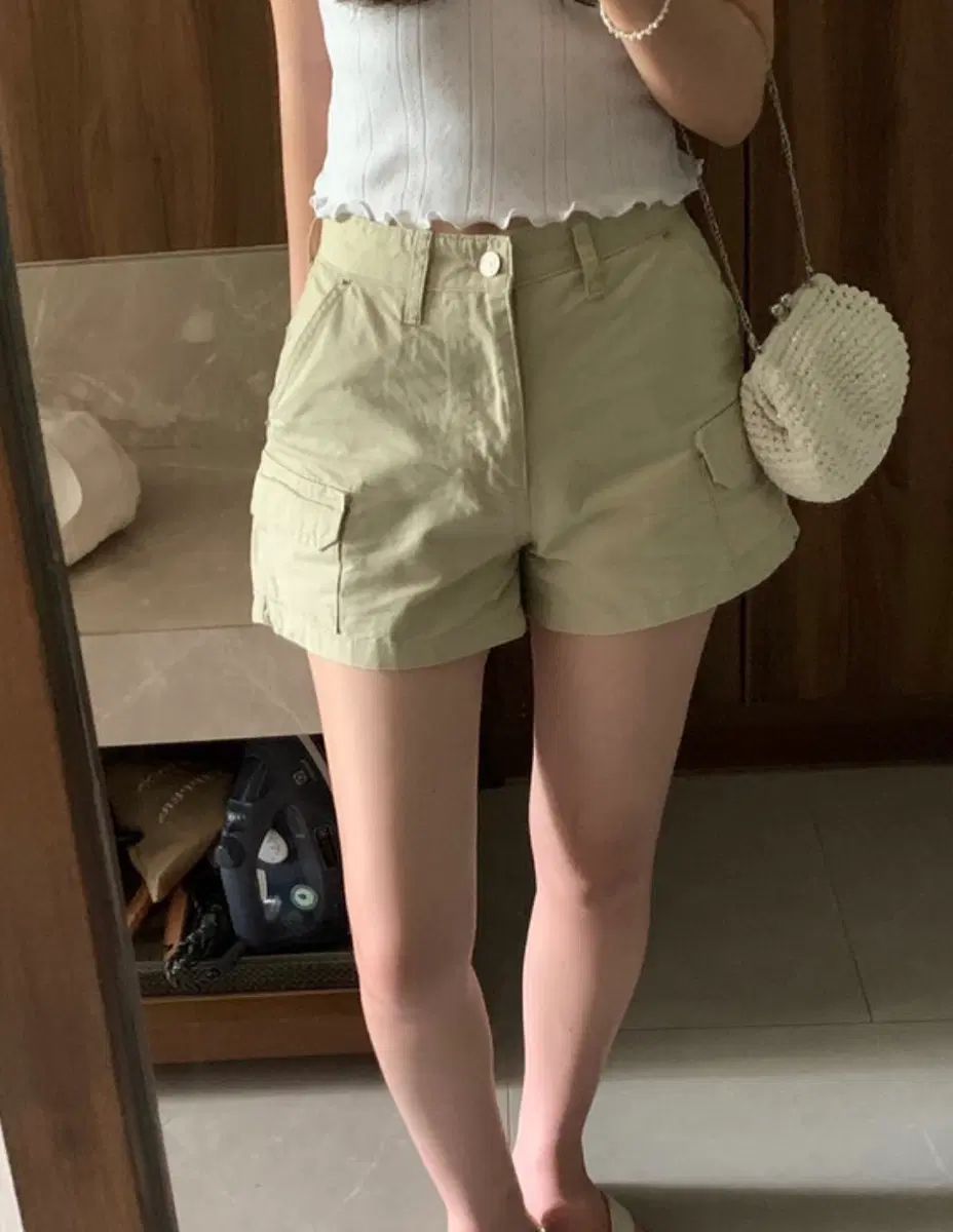 PETER AND WENDY トリップ カーゴ ショート パンツ ベージュ 6,045円