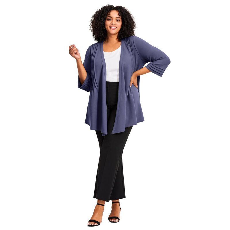 アベニュー レディース アウター ニット・セーター プラスサイズ ジャケット Avenue Womens Plusize Cascade Jacket Deep Dusk