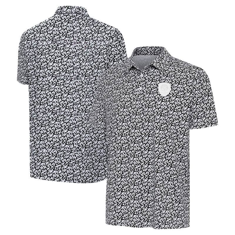 アンティグア メンズ トップス Tシャツ ポロシャツ Mens Antigua GrayBlack Orlando City SC Seasons Polorf Grey グレー