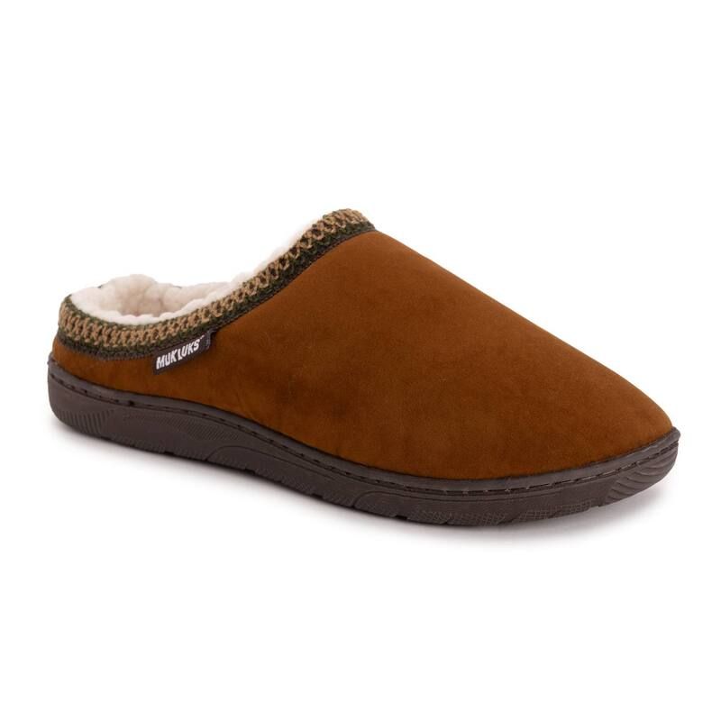 ムクルクス メンズ シューズ サンダル MUK LUKS Gabriel MenslipOn Clog Slippers Cognac
