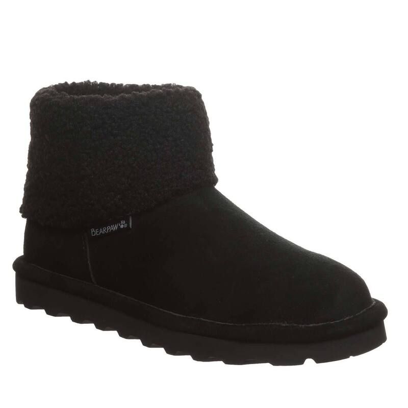 ベアパウ レディース シューズ ブーツ・レインブーツ スエード アンクル Bearpaw Jessa Womensuede Ankle Boots Black ブラック