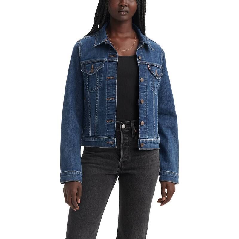 リーバイス レディース アウター ジャケット・ブルゾン Womens Levis Original Trucker Jean Jacket See Herun 19,860円