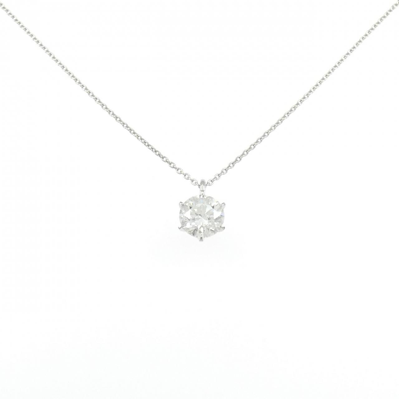 【リメイク】PT900/PT850 ダイヤモンド ネックレス 2.163CT F SI2 EXT