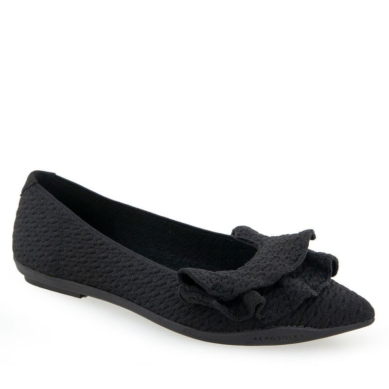 エアロソールズ レディース シューズ サンダル Aerosoles Damira Womens Ballet Flats Black ブラック
