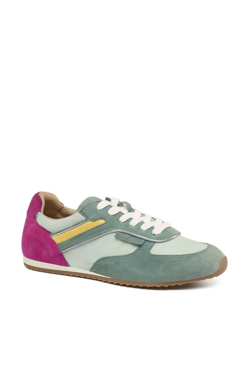 ジェースライズ レディース シューズ スニーカー スエード Jslides Poppy Suede Sneaker Green グリーン