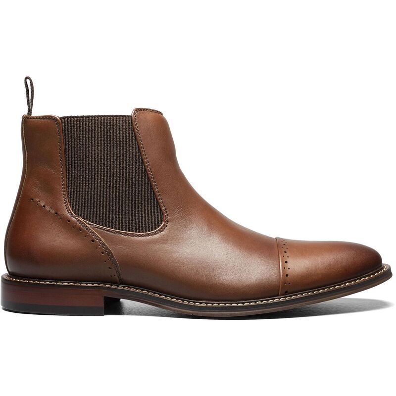 ステイシーアダムス メンズ シューズ ブーツ・レインブーツ チェルシーブーツ チェルシー キャップ Stacy Adams Maury Mens Cap Toe Chelsea Boots Choco