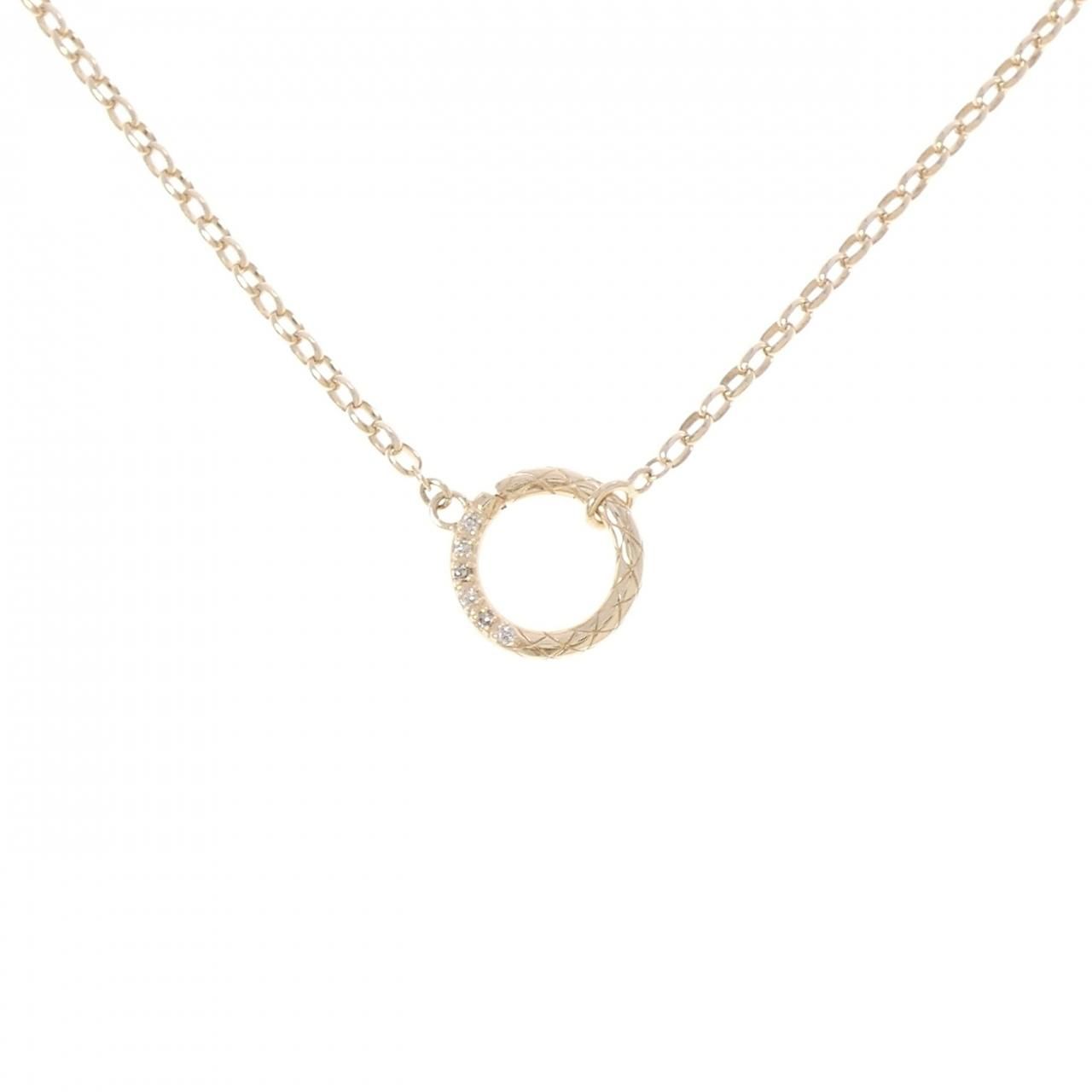アガット ダイヤモンド ネックレス 0.02CT