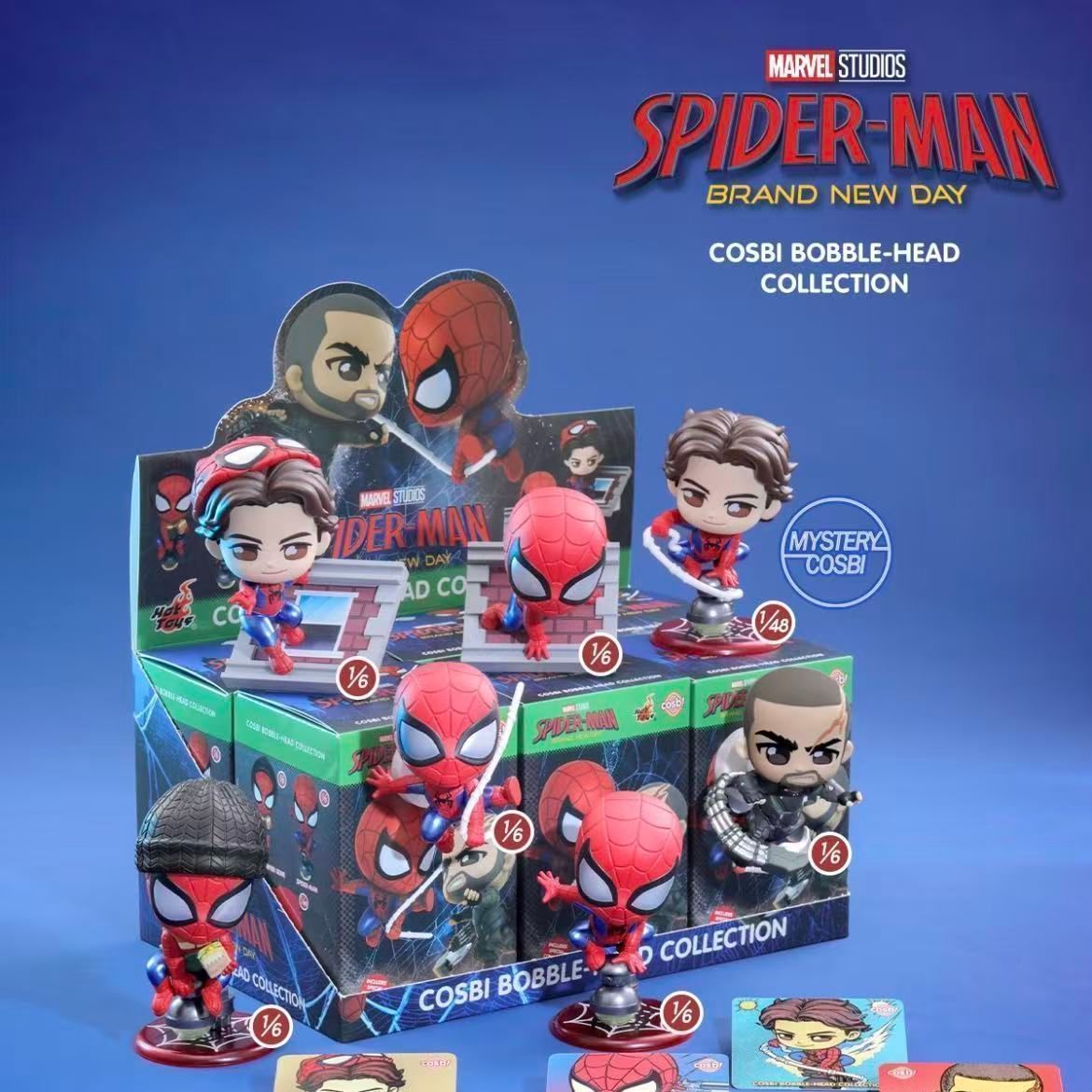 即納☆6種セット被りなし スパイダーマン4 ブランドニューデイ