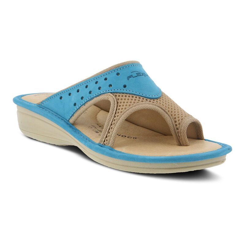フレクサス レディース シューズ サンダル Flexus by Spring Stepascalle Womenslide Sandals Turquoise ターコイズ