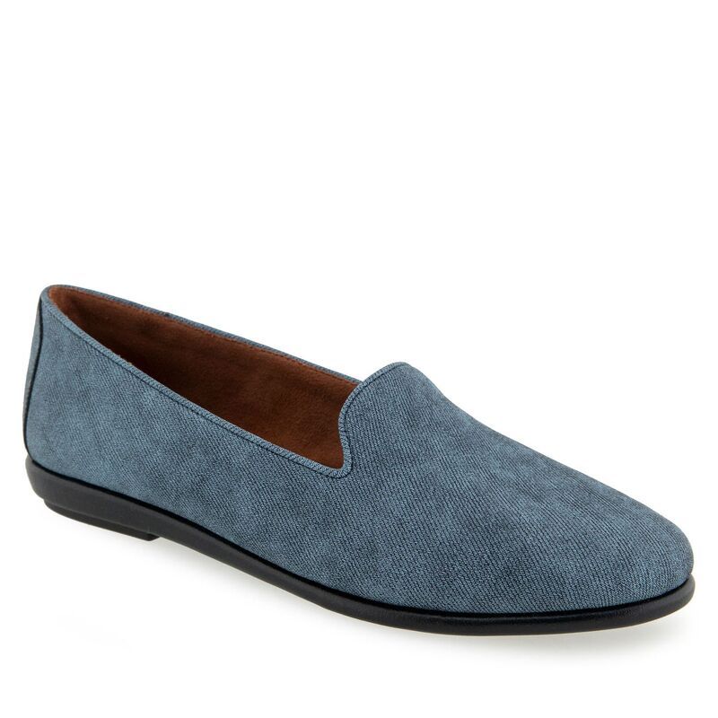 エアロソールズ レディース シューズ スリッポン・ローファー Aerosoles Betunia Womens Loafers Blue Jean ブルー 15,606円