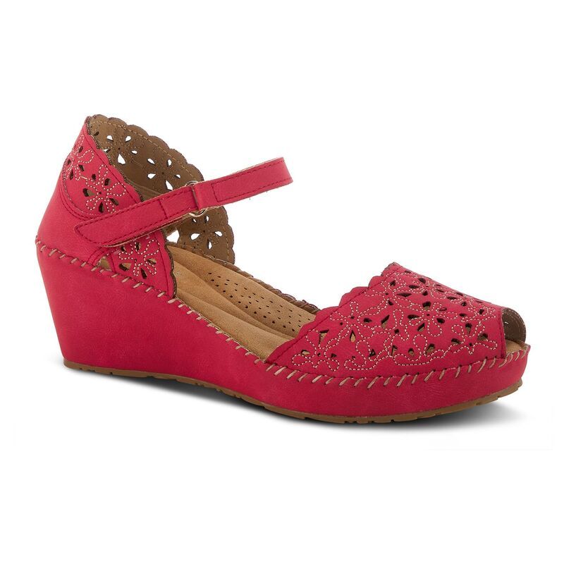 パトリシア レディース シューズ サンダル Patrizia Gennina Womens Wedge Sandals Dark Red レッド 17,505円