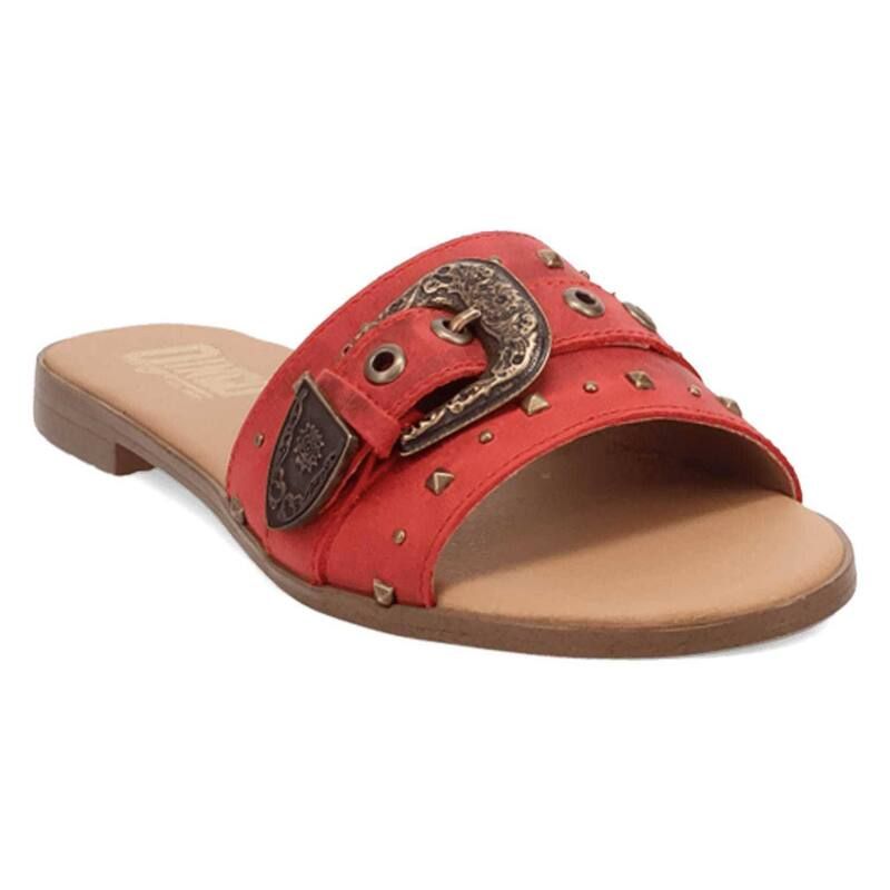 ディンゴ レディース シューズ サンダル レザー Dingo Lariat Womens Leather Sandals Red レッド