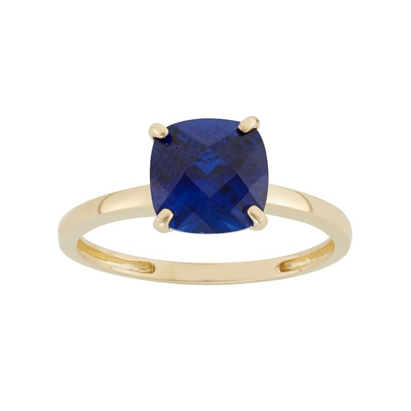 アンブランデッド レディース アクセサリー リング Unbrandedesigns by Gioelli LabCreated Sapphire 10k Gold Ring Blue ブルー