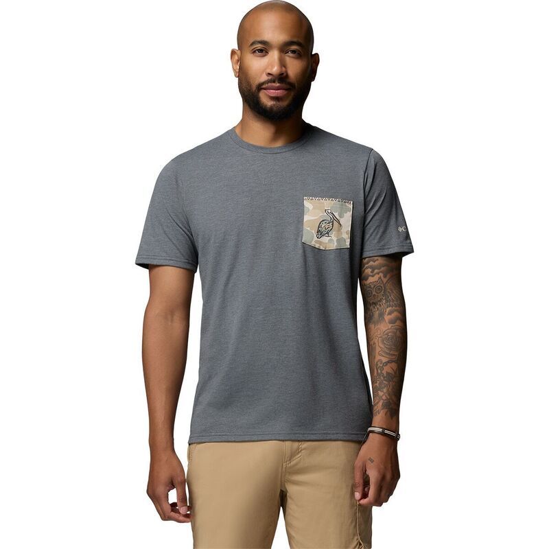 コロンビア メンズ トップス Tシャツ 半袖 Columbia Wild Cast ShortSleeve PocketShirt Menshark