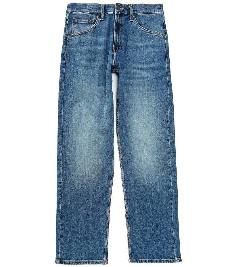 ラングラー メンズ ボトムス デニムパンツ リラックスフィット ストレート ジーンズ WranglerR Relaxed Fit Straight Leg Flex Jeans Mid Denim デ