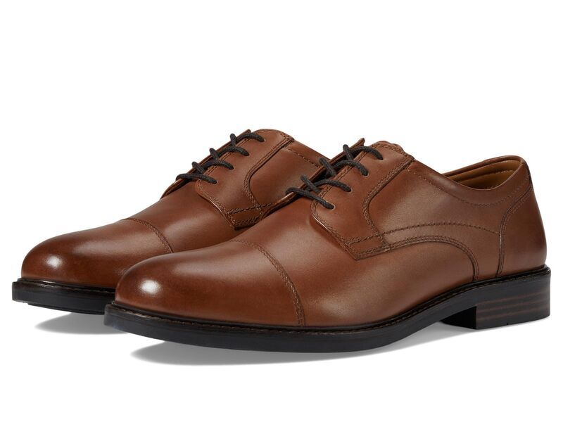 ジョンストンアンドマーフィー メンズ シューズ オックスフォード キャップ Johnston Murphy Mason Cap Toe Tan Full Grain タン