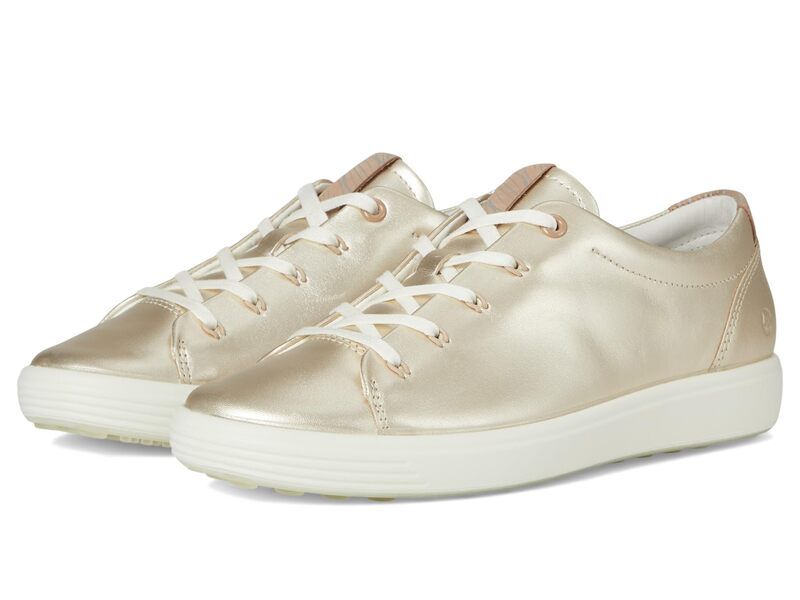 エコー レディース シューズ スニーカー フラワー柄 フラワー ECCO Soft 7 Floral Sneaker Pure White Gold ホワイト