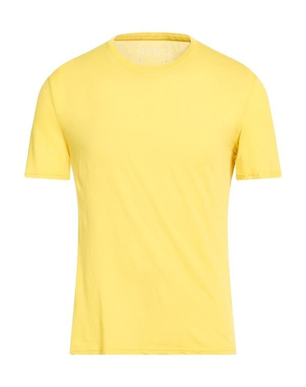 フェデーリ メンズ トップス Tシャツ FEDELI ベーシック Tシャツ Yellow イエロー