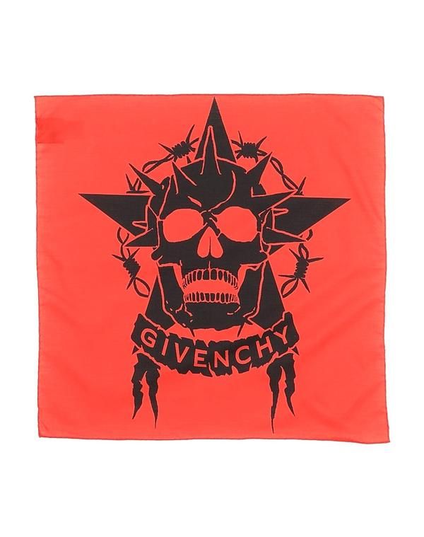 ジバンシー メンズ アクセサリー マフラー・ストール・スカーフ GIVENCHY マフラー＆スカーフ Tomato Red レッド