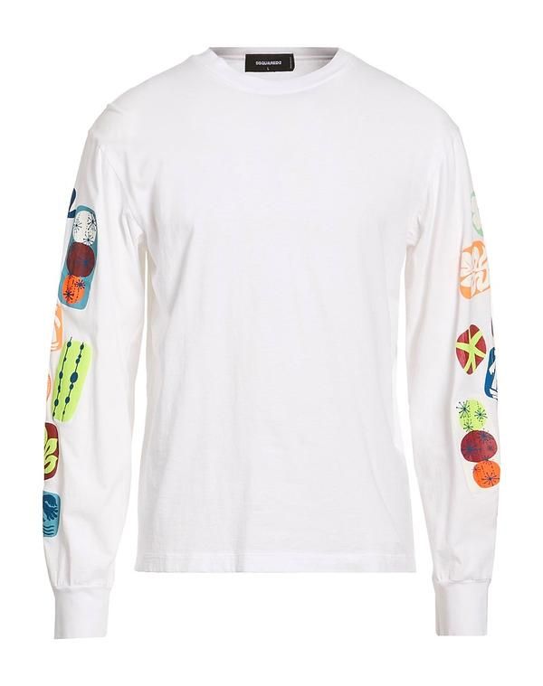 ディースクエアード メンズ トップス Tシャツ DSQUARED2 Ｔシャツ White ホワイト