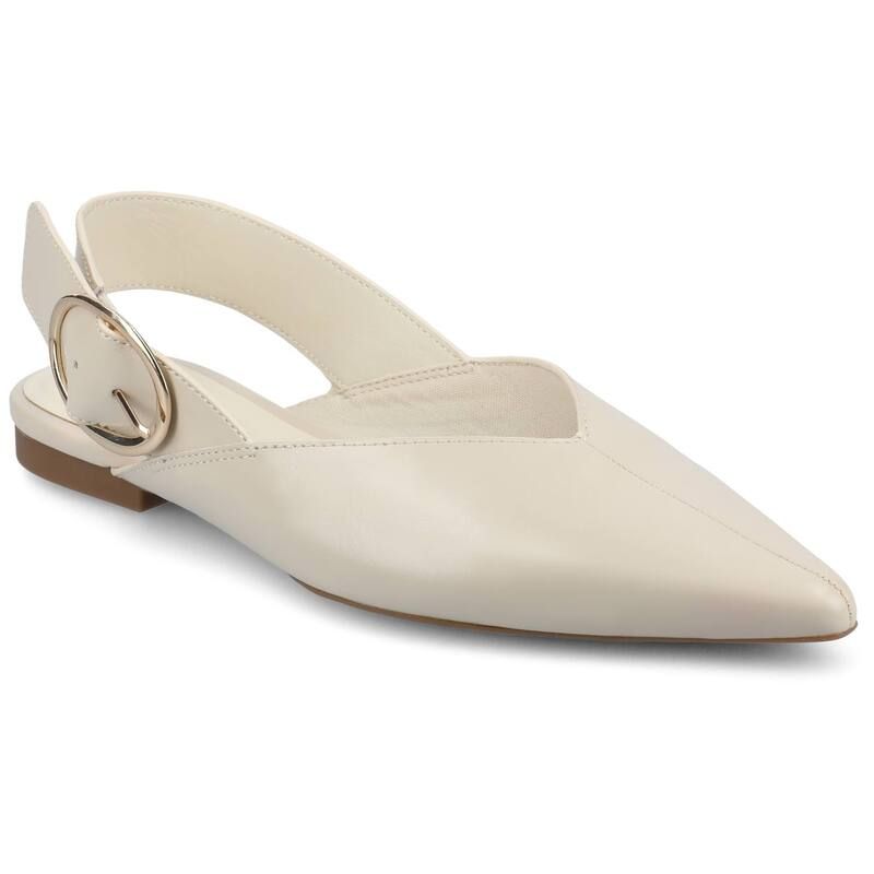 ジャーニー レディース シューズ サンダル Journee Jacqueline Womenslingback Flats Bone