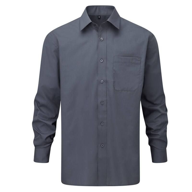 ラッセルアスレチック レディース トップス シャツ 長袖 Russell Athletic Russell Collection WomensLadies Poplin LongSleeved Shi