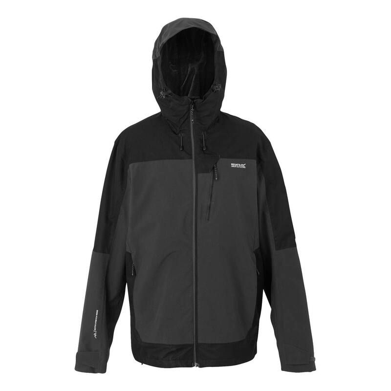 レガッタ レディース アウター ジャケット・ブルゾン Regatta Mens Highton IV Stretch Waterproof Jacket Ash And Black ブラック 16,086円