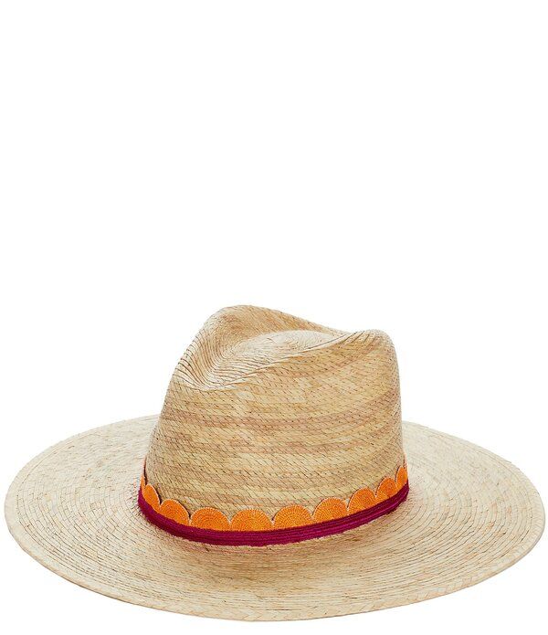 アンナアヴァ レディース アクセサリー 帽子 Anna Ava Scallop Straw Fedora Hat Multi マルチカラー