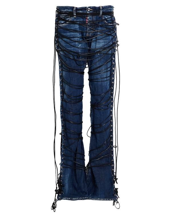 ディースクエアード メンズ ボトムス デニムパンツ ストレートレッグ DSQUARED2 Blue ブルー