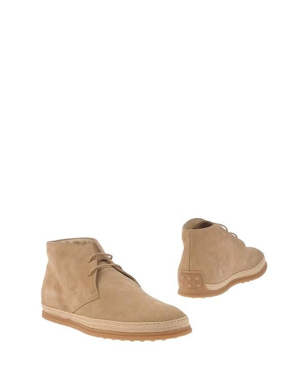 トッズ メンズ シューズ ブーツ・レインブーツ ショートブーツ TODS Beige ベージュ