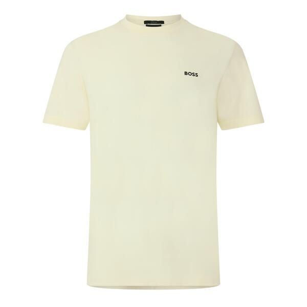ボス メンズ トップス Tシャツ コットン ロゴ Boss Mens BOSS GREEN TShirt with Logo Design Stretch Cotton Sand 761 サンド 15,251円