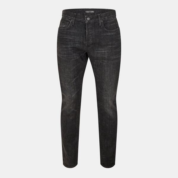 トム・フォード メンズ ボトムス デニムパンツ ストレート ジーンズ Tom Ford Menstraight Leg Jeans Black ブラック