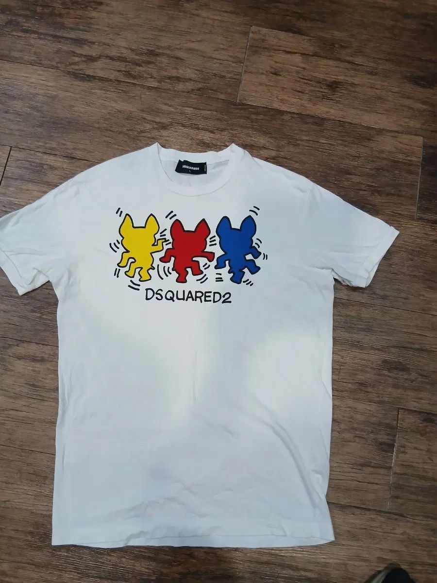 DSQUARED2 KITH(キス) 해링 半袖 Tシャツ 白