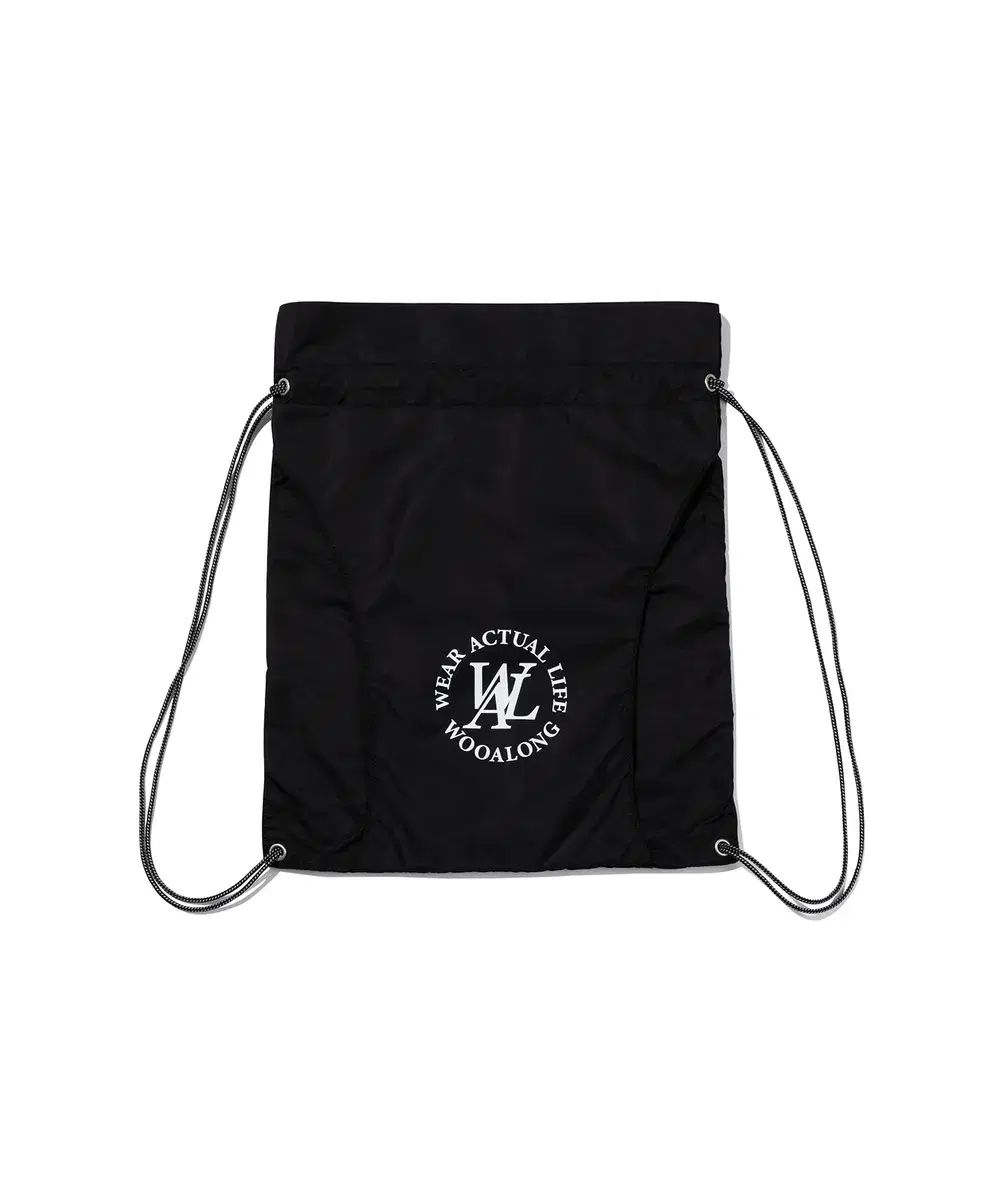 WOOALONG ウアロン Flor logo cutting gym sack ジムサック